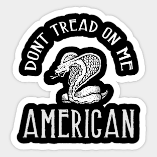 dont tread on me : american snake Sticker